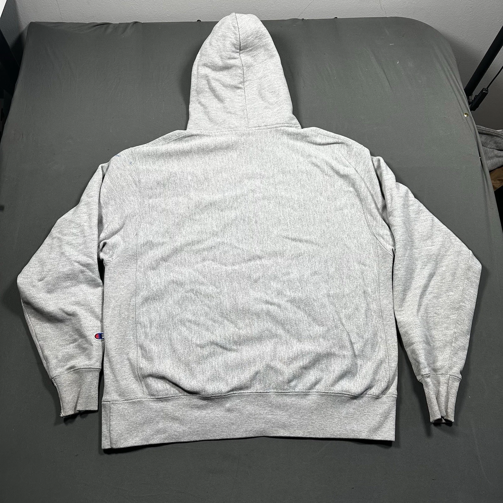 Champion Reverse Weave Embroidered Logo Hoodie - Women's L Gray - photo 2