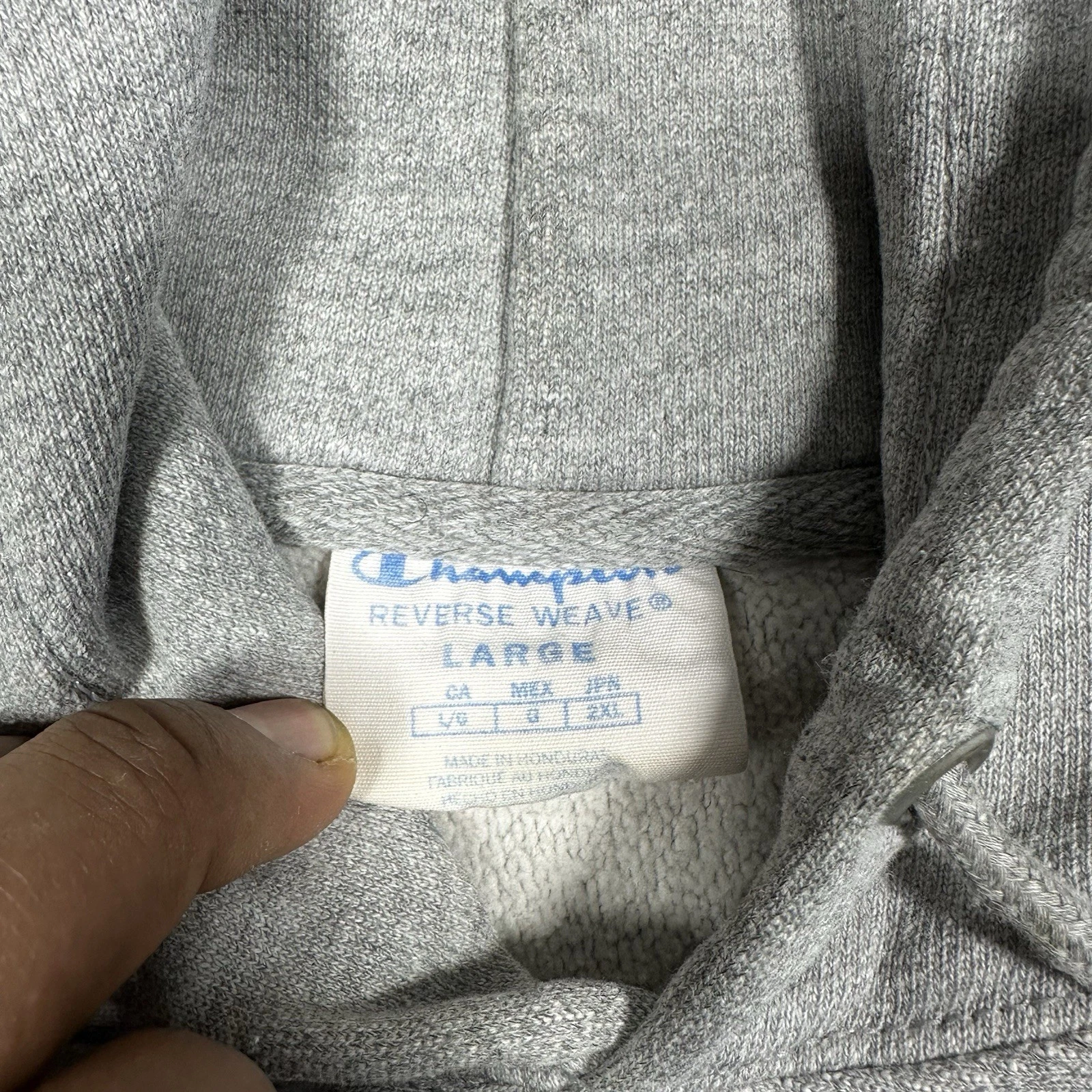 Champion Reverse Weave Embroidered Logo Hoodie - Women's L Gray - photo 3