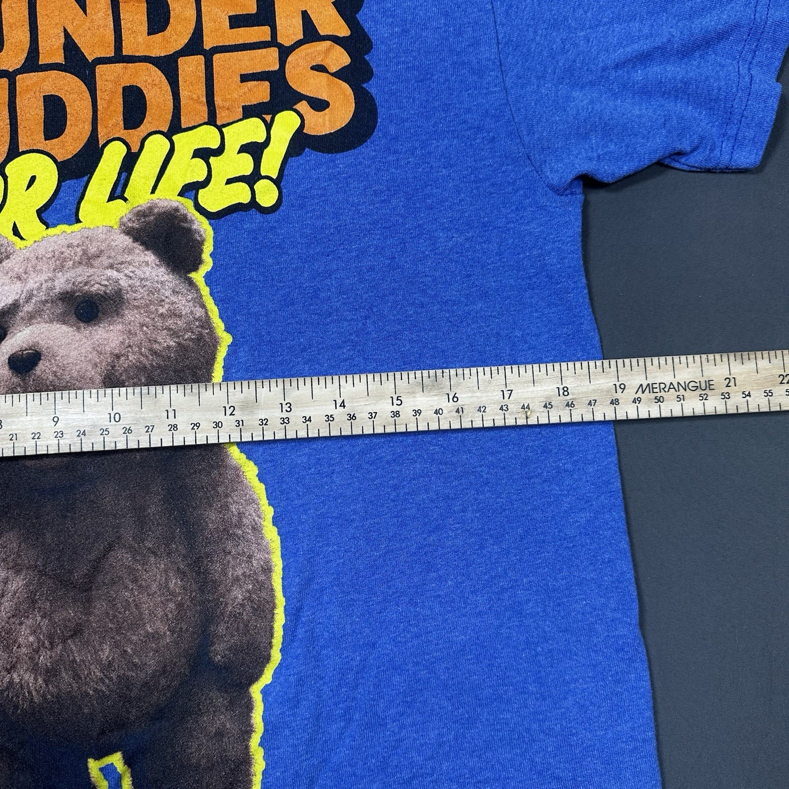 Ted Thunder Buddies For Life Ted The Movie Blue T-Shirt M - photo 5