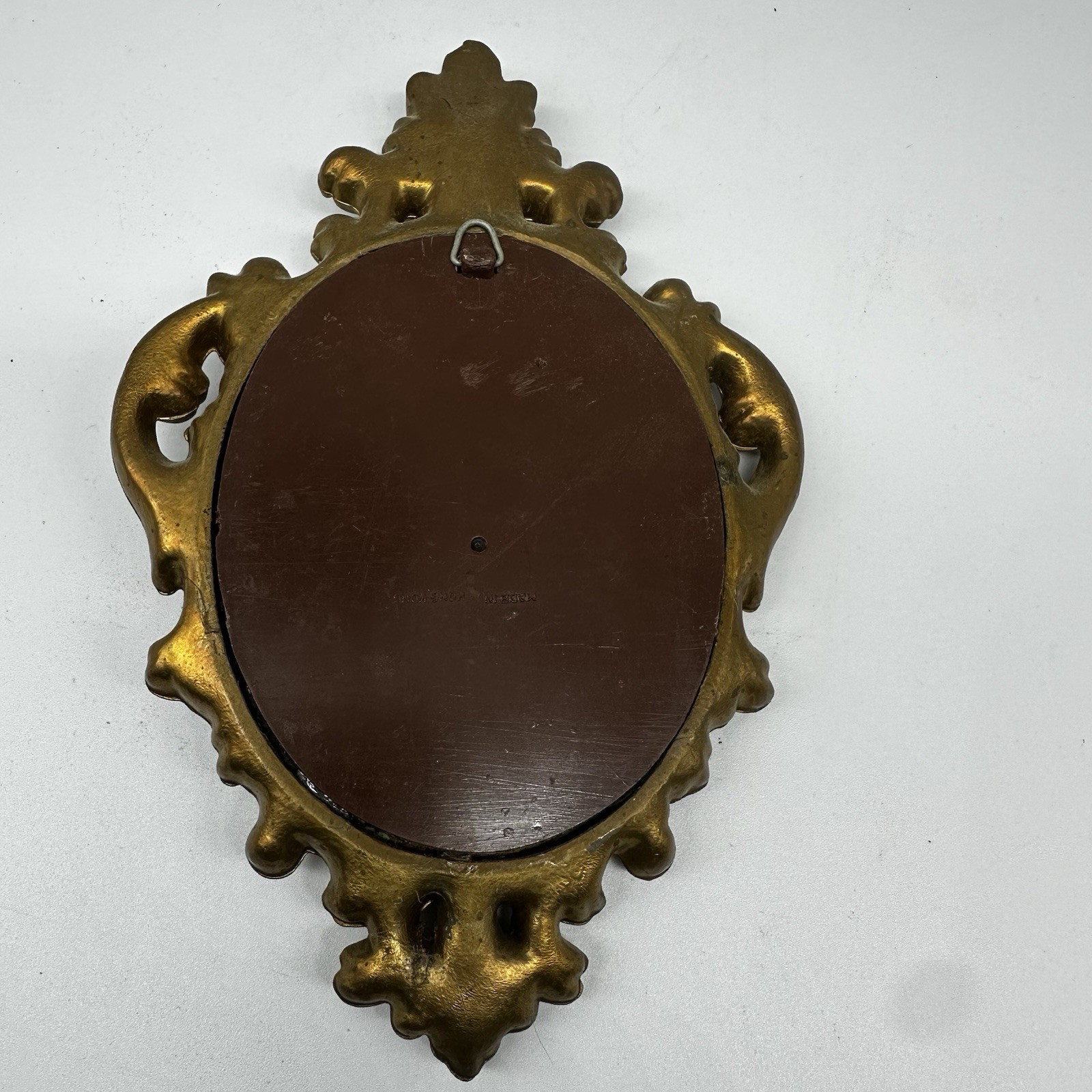Vintage Resin Tulip Flower Wall Plaque 1950s MCM - photo 3