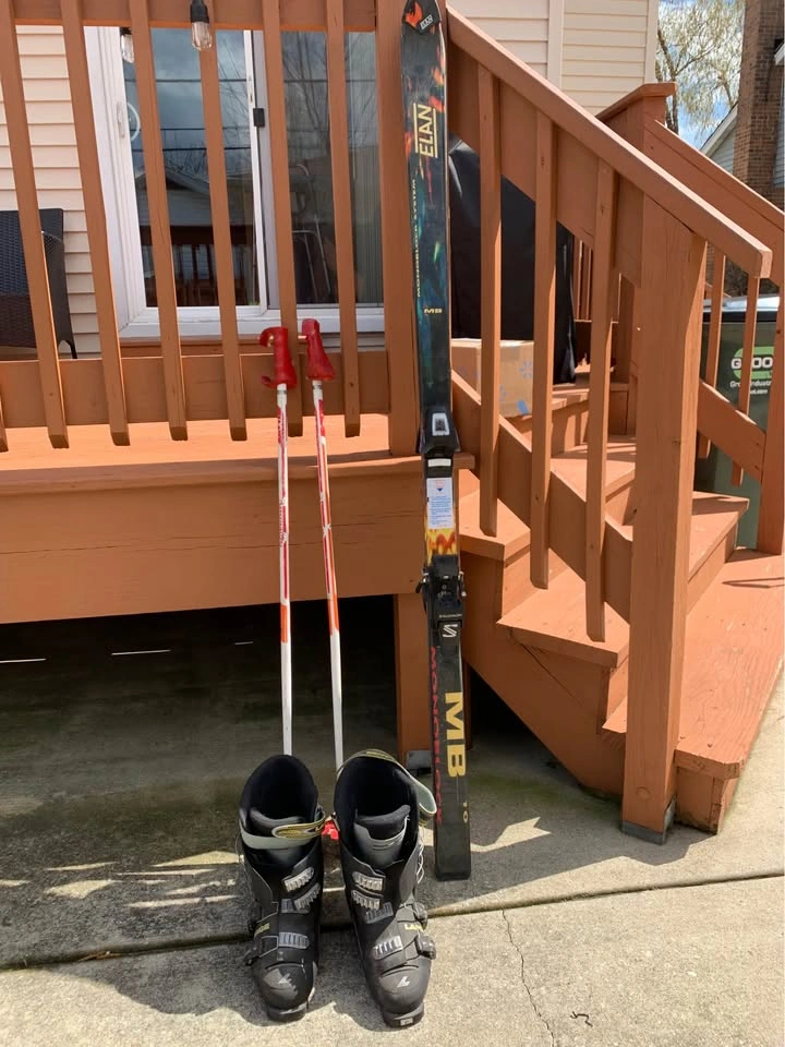 Ski's, boots and poles - photo 5