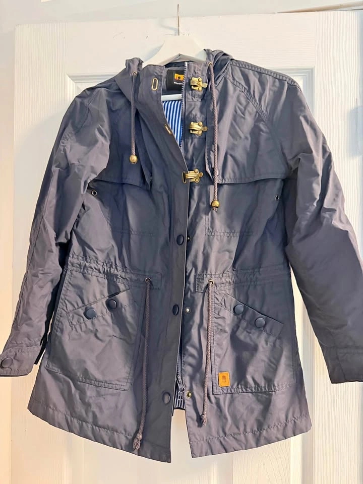 Xs navy rain jacket brooklyn industries