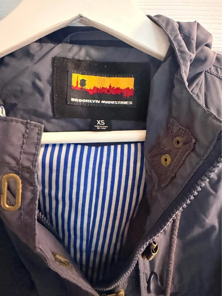 Xs navy rain jacket brooklyn industries - photo 3