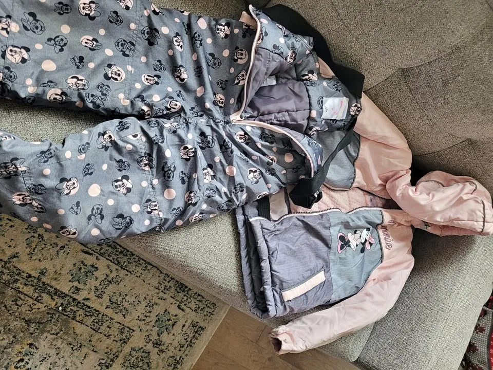 5T Minnie Mouse Winter Coat and Snowpants Set, Girls