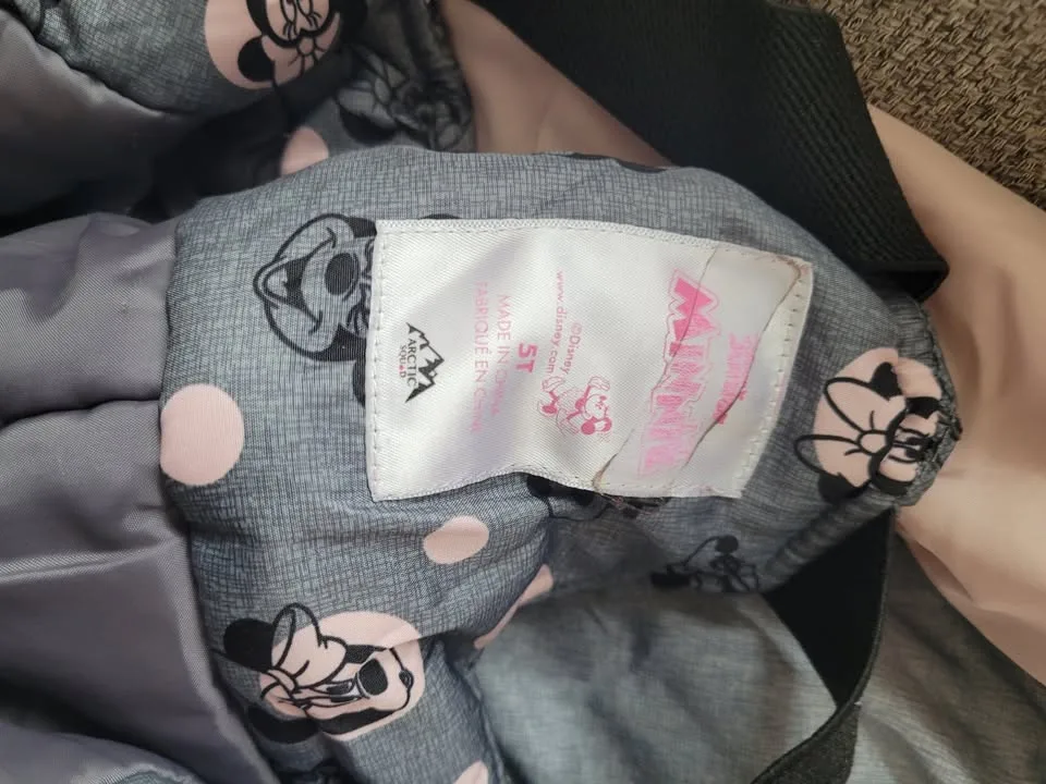 5T Minnie Mouse Winter Coat and Snowpants Set, Girls image indicator(3)