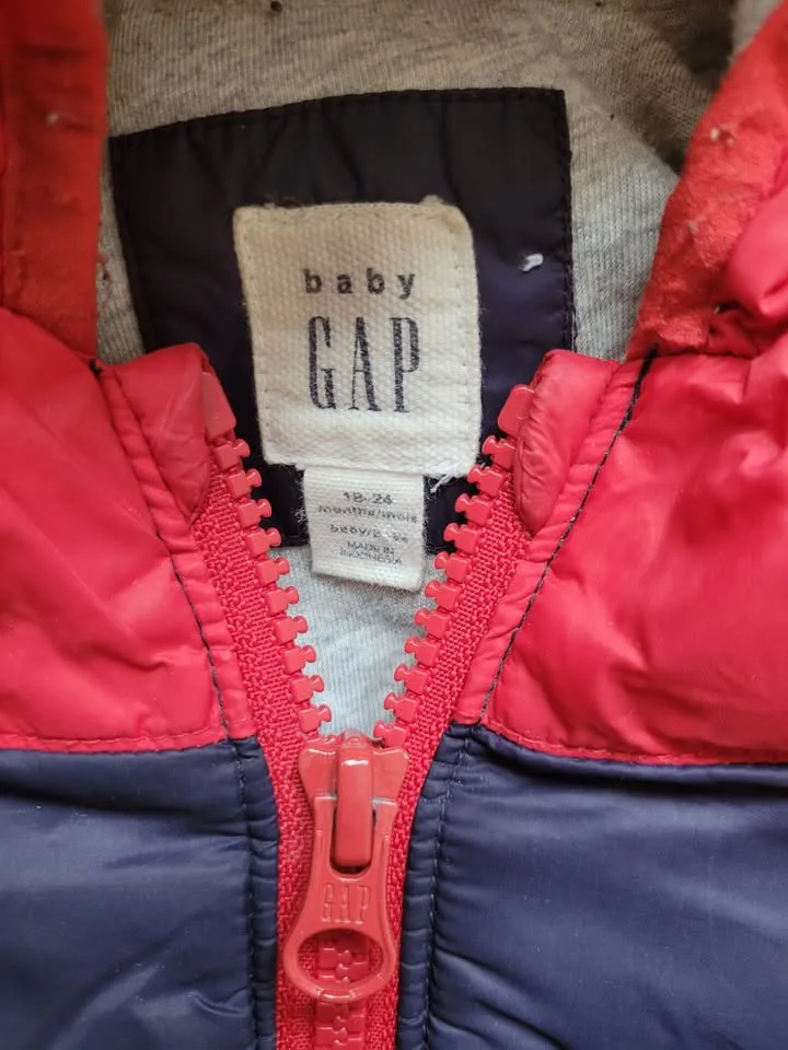 18-24months Baby Gap Winter Coat, Boys image indicator(2)