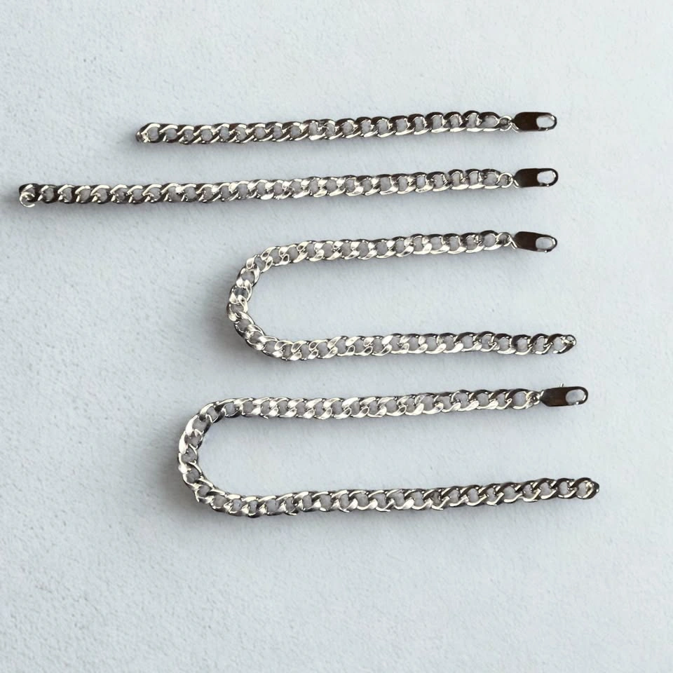 Custom Cuban Link Chains | 8mm | Stainless Steel | 6"-24" - photo 3