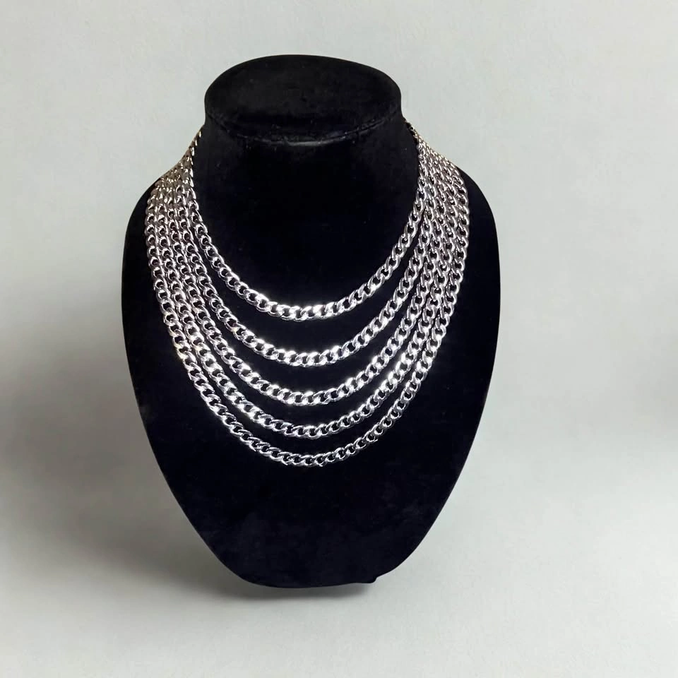 Custom Cuban Link Chains | 8mm | Stainless Steel | 6"-24" - photo 4