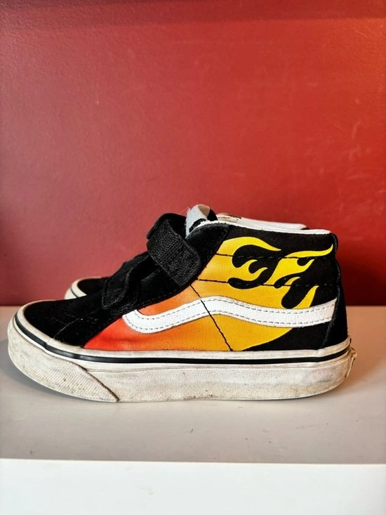 Vans Kids Sk8-Mid Reissue V Flame Logo Repeat Size 12.5 - photo 4