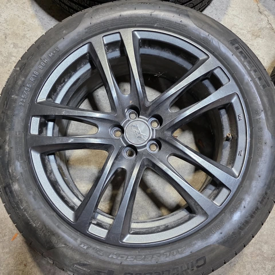 225/55/18 Pirelli All Season Tires w/ Dai Alloy Rims 5x100 - photo 2