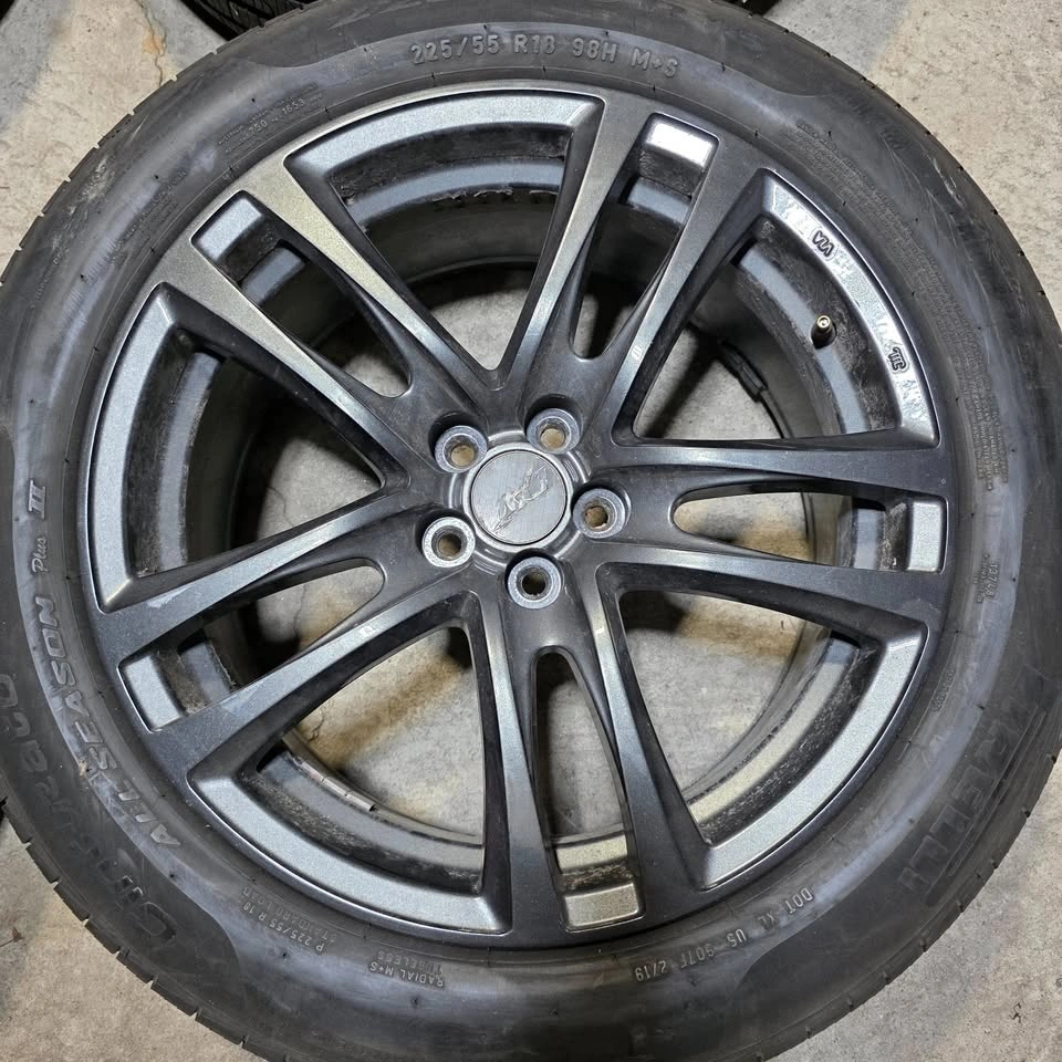 225/55/18 Pirelli All Season Tires w/ Dai Alloy Rims 5x100 - photo 3