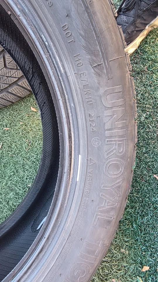 235/55 R19 UNIROYAL TIGER PAW Winter Tires - 90% Tread - photo 3
