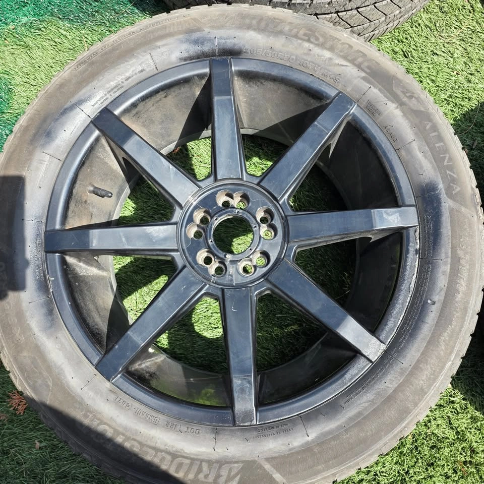265/50/20 Bridgestone All Season Tires w/ Black Alloy Rims - photo 3