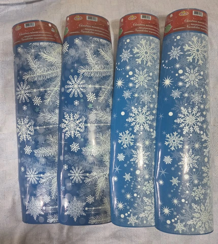 Holiday Sparkling Snowflake Window Clings - 4 Sheets - $4 - photo 2