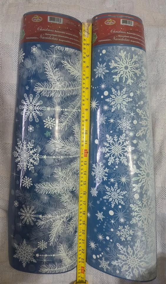 Holiday Sparkling Snowflake Window Clings - 4 Sheets - $4 - photo 3