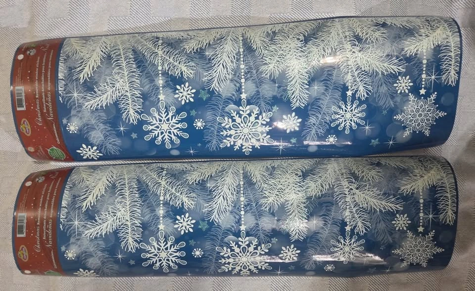 Holiday Sparkling Snowflake Window Clings - 4 Sheets - $4 - photo 5