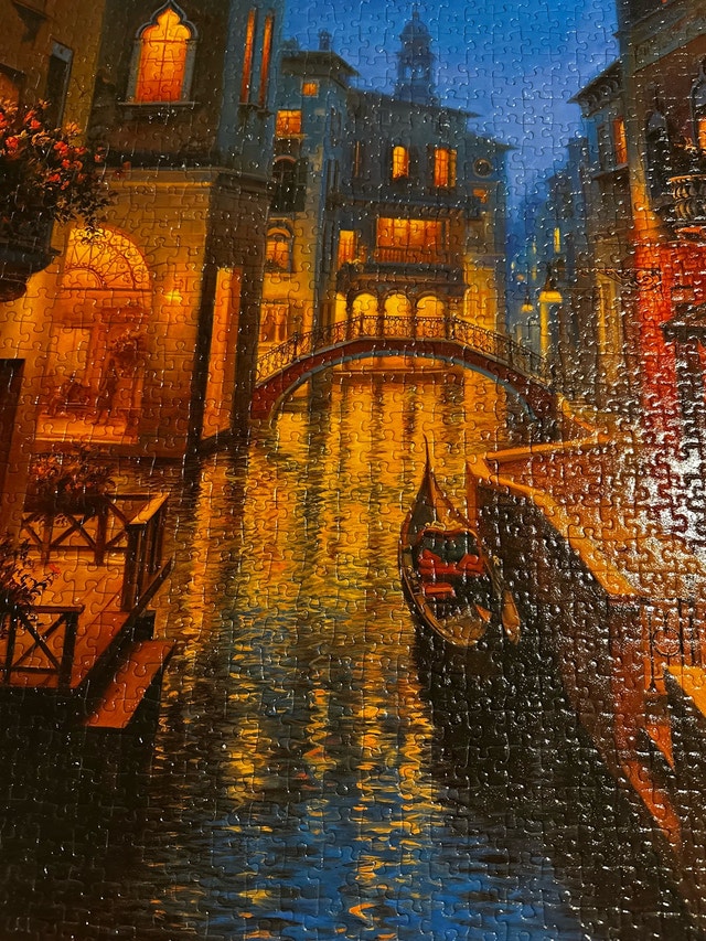 Glued Glossy Puzzle Pictures - Ready to Frame