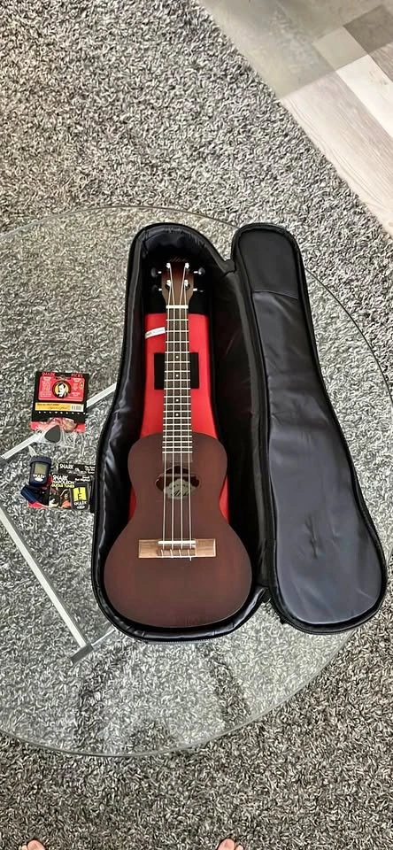 Concert Ukulele with bag, picks and tuner