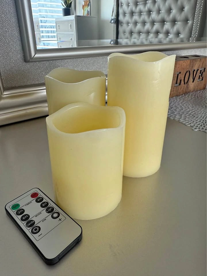 Flameless LED Candles with Timer and Remote