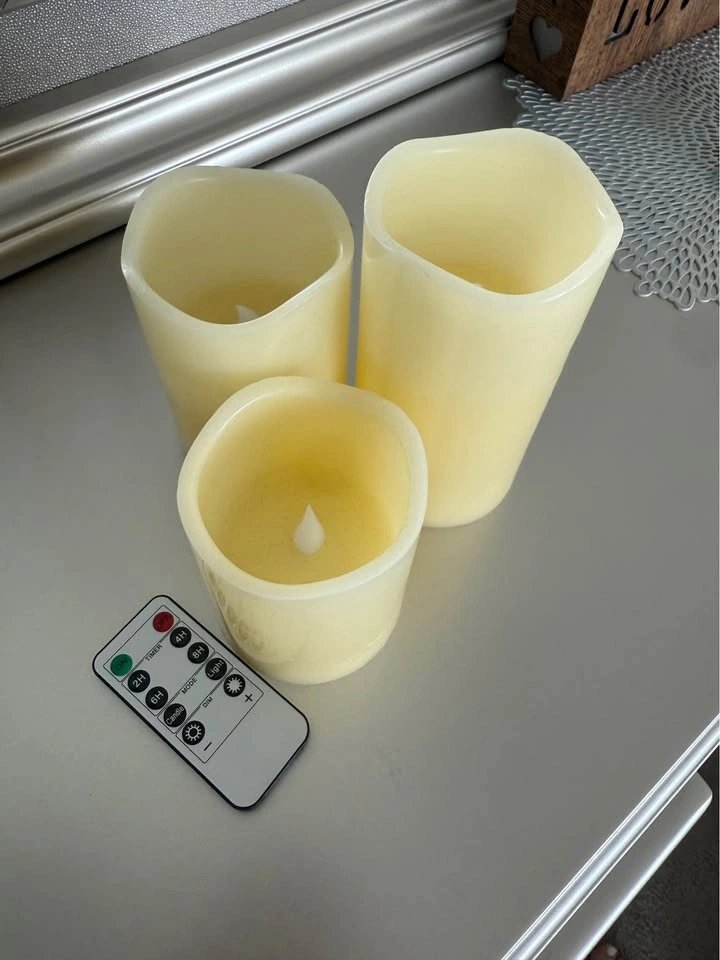 Flameless LED Candles with Timer and Remote - photo 2
