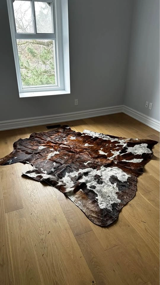 New Cowhide Rug Tricolor Brown - photo 2