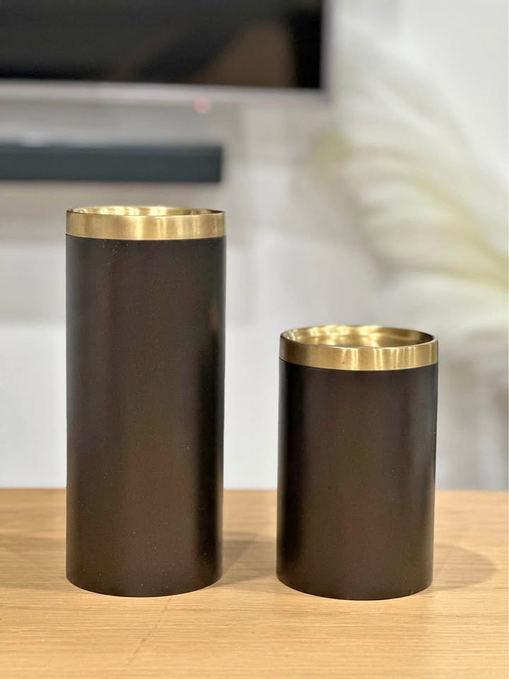 Crate & Barrel Candle Holders