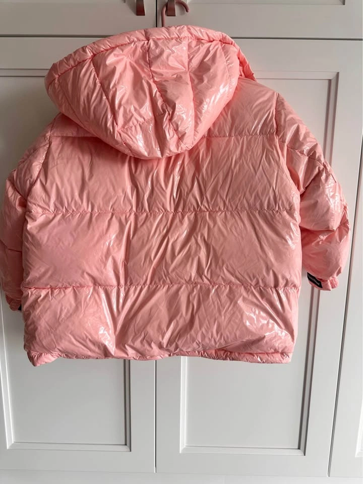 Pajaja Kids Glossy Pink Down Jacket - Size 130 (Ages 7-8) - photo 2