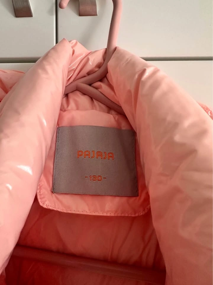 Pajaja Kids Glossy Pink Down Jacket - Size 130 (Ages 7-8) - photo 3