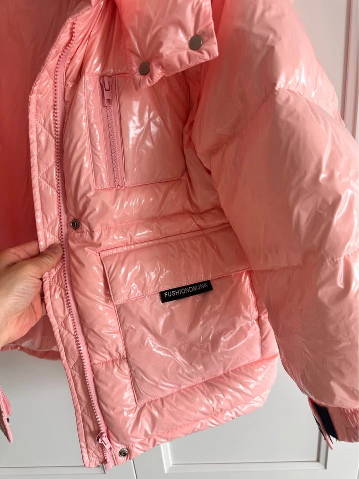 Pajaja Kids Glossy Pink Down Jacket - Size 130 (Ages 7-8) - photo 5