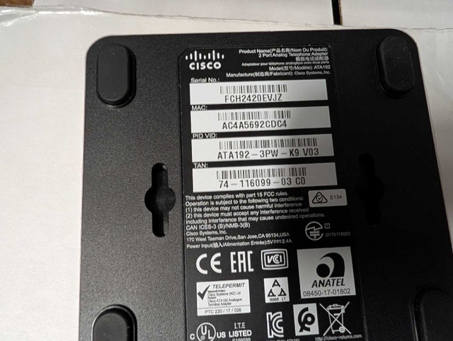 Cisco ATA 192