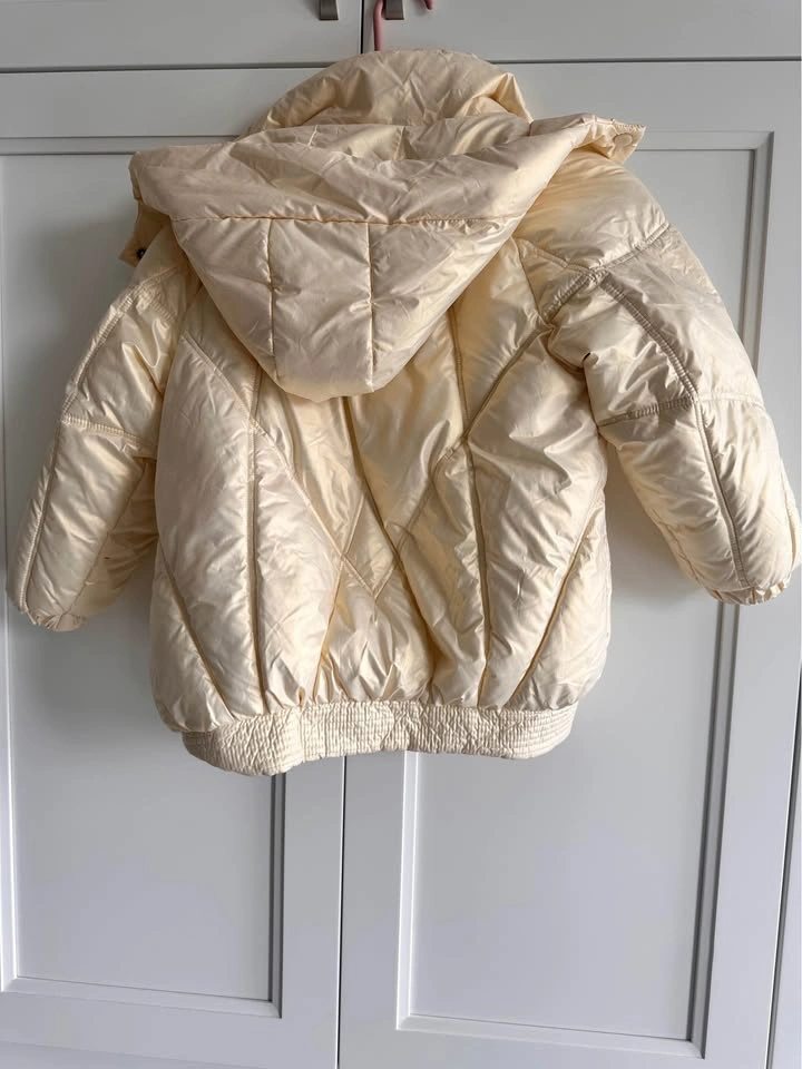 Kids Cream/Pearl Iridescent Puffer Jacket - Size 130 (Ages 7-8) - photo 2