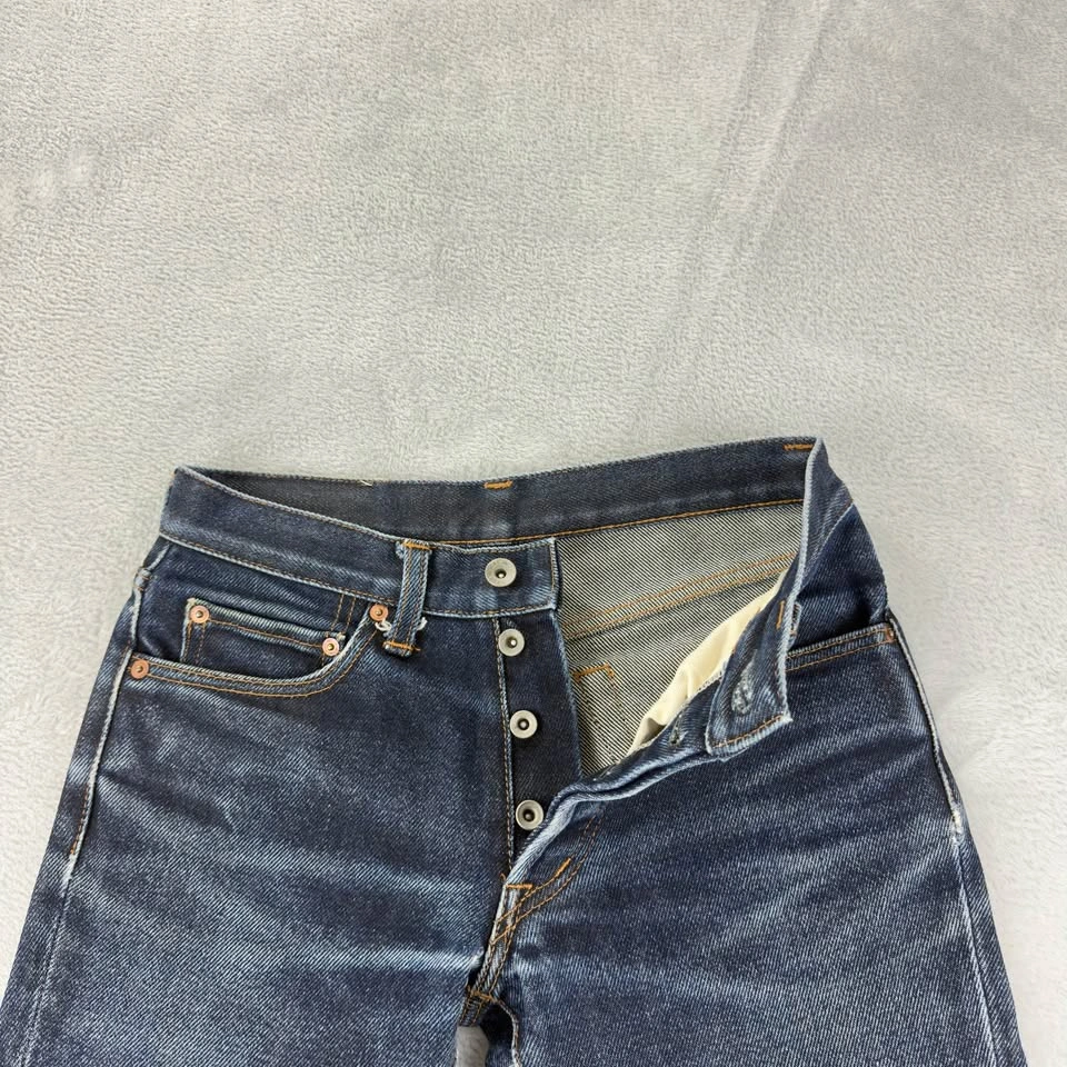 Iron Heart Men's Sz 28 W X 30 L Lot 461 21oz Black Denim - photo 3