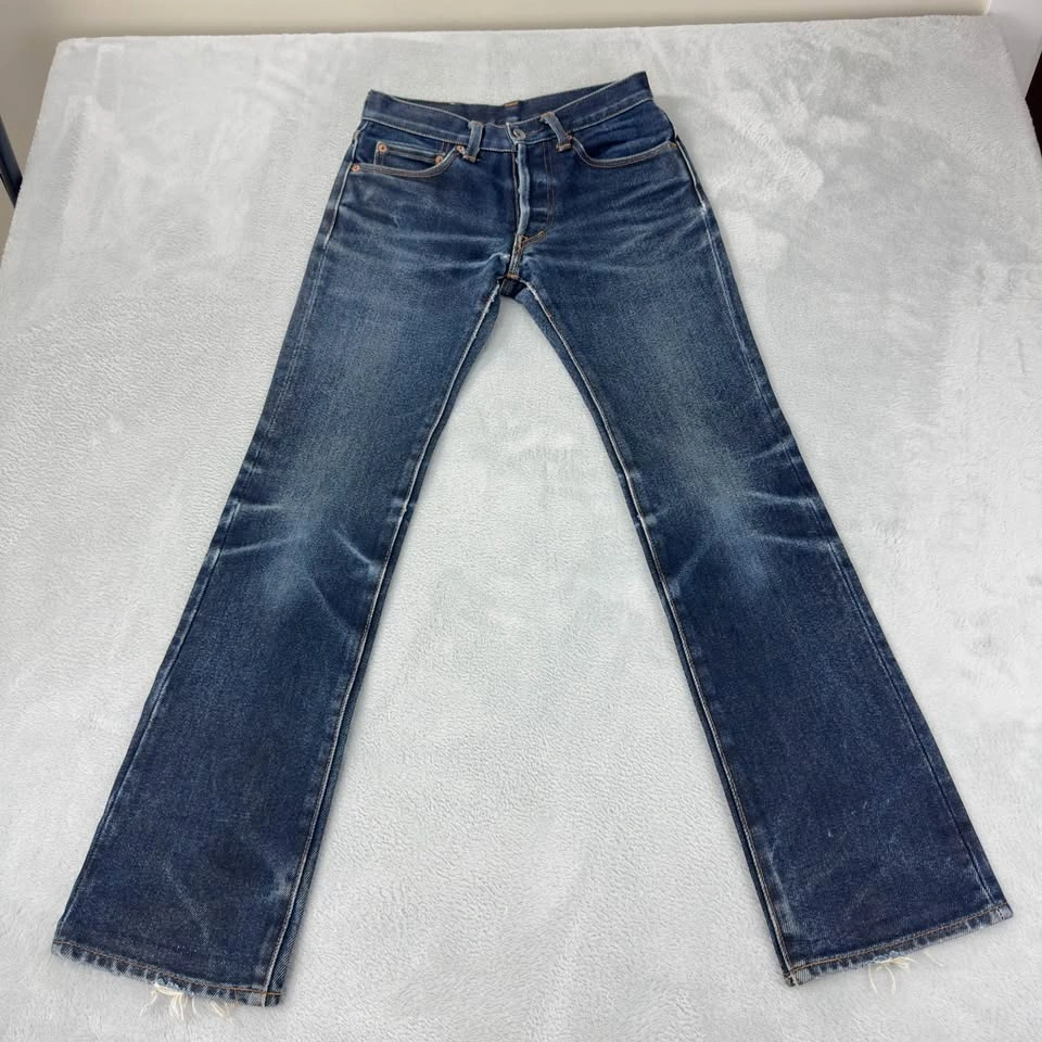Iron Heart Men's Sz 28 W X 30 L Lot 461 21oz Black Denim - photo 5