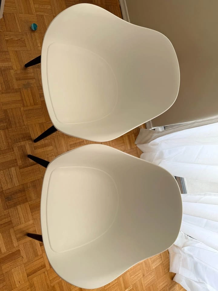 Modern White Chairs/dining chairs - photo 2