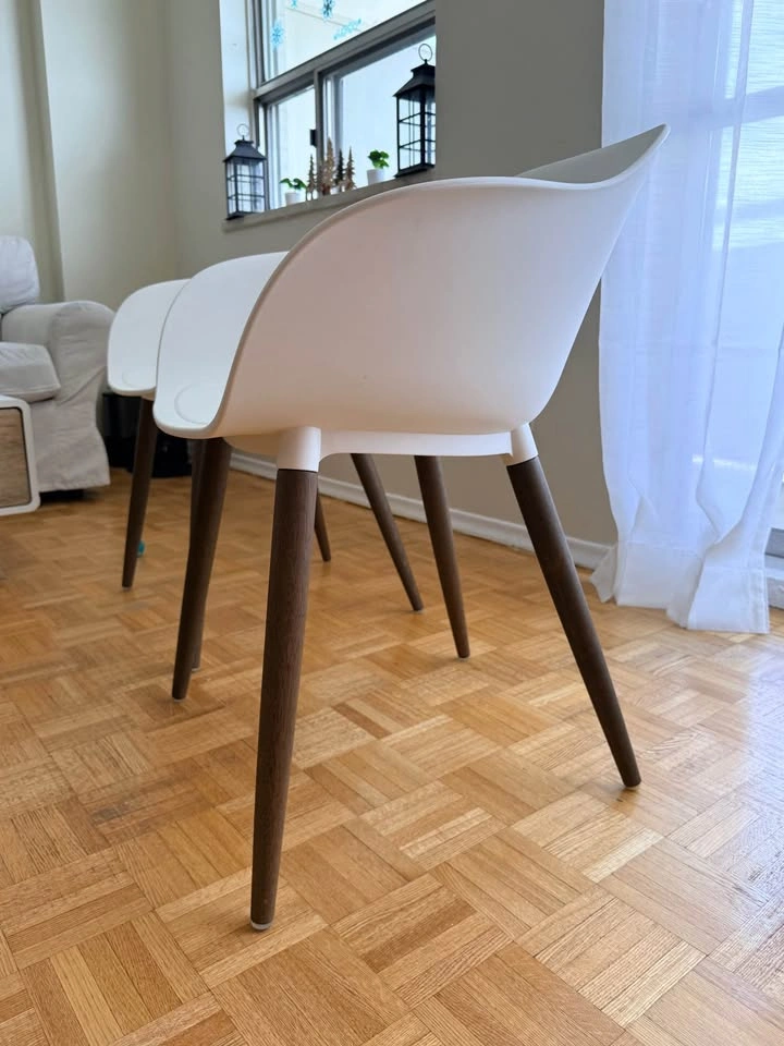 Modern White Chairs/dining chairs - photo 3