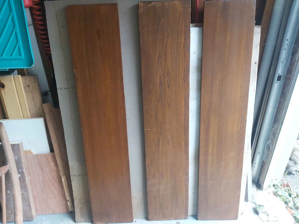 48" Round Oak Pedestal Table With 3 Leaves - photo 3