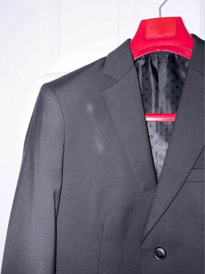 Black Slim Fit 2-Piece Suit (with free dress shirt) - photo 3