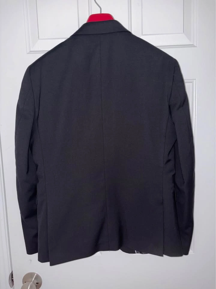 Black Slim Fit 2-Piece Suit (with free dress shirt) - photo 4