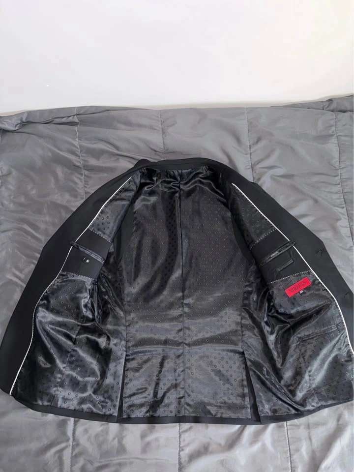 Black Slim Fit 2-Piece Suit (with free dress shirt) - photo 5