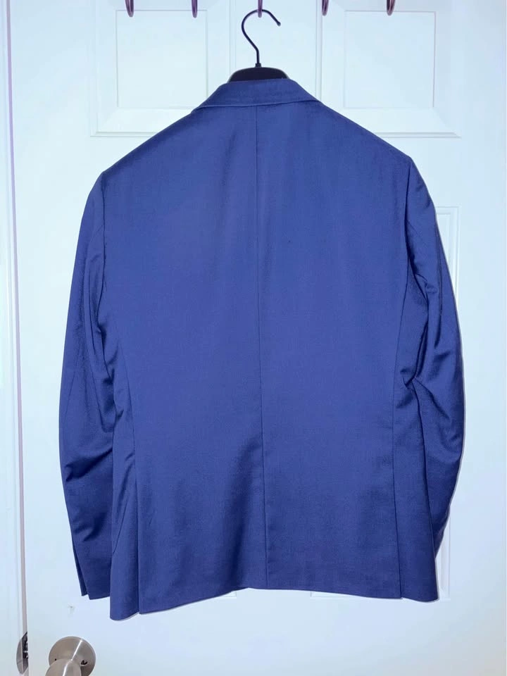 Navy Blue Slim Fit 2-Piece Suit - photo 3