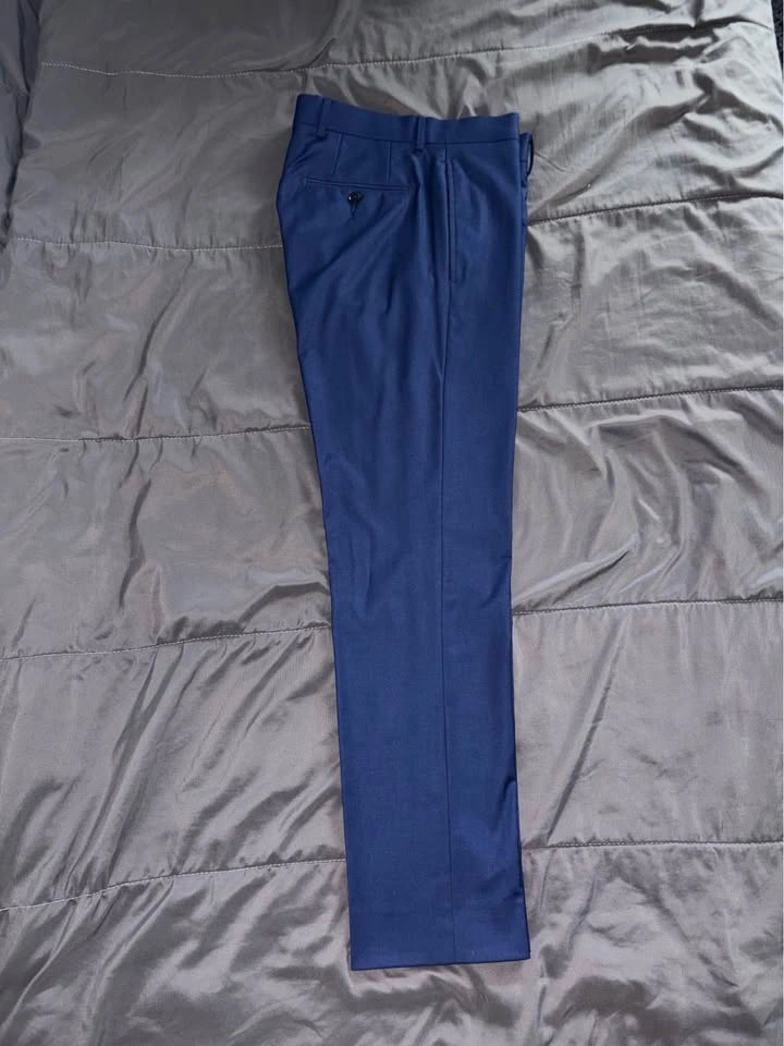 Navy Blue Slim Fit 2-Piece Suit - photo 5
