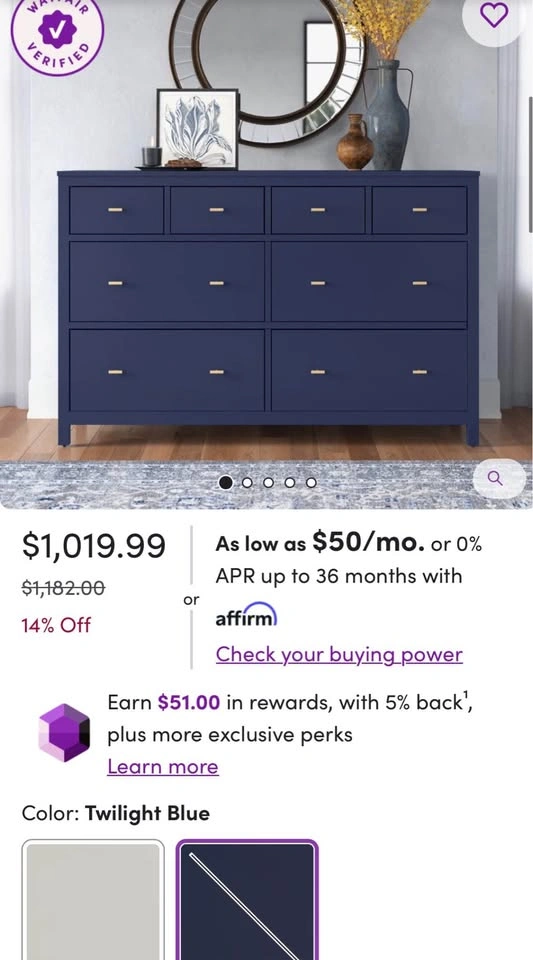 Kowalsky 8-Drawer Double Dresser - photo 4