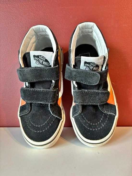 Vans Kids Sk8-Mid Reissue V "Flame Logo Repeat" Size 12.5