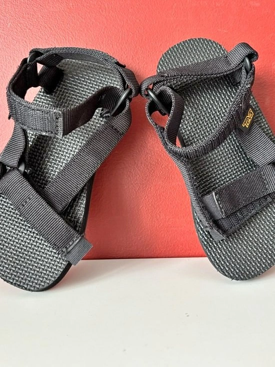Children's TEVA Black Original Universal Sandals, Size 12