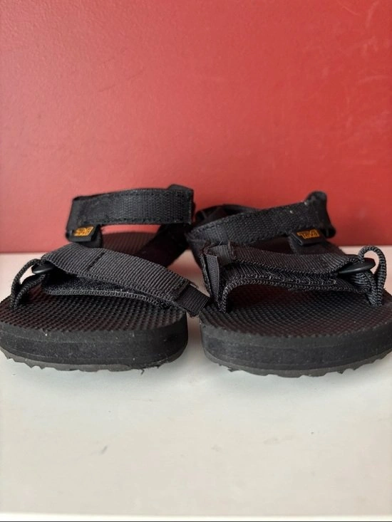 Children's TEVA Black Original Universal Sandals, Size 12 - photo 2
