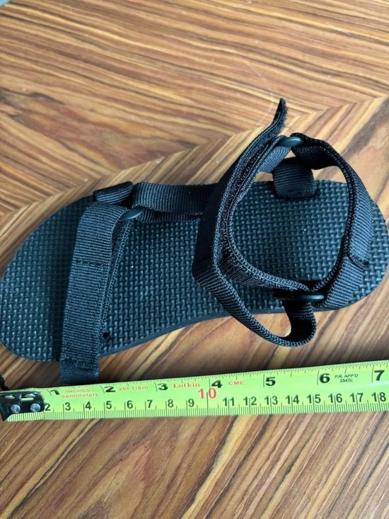 Children's TEVA Black Original Universal Sandals, Size 12 - photo 4