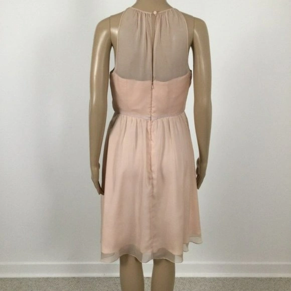 HITHERTO Strapless Fit/Flare Midi Pink Occasion Dress (Size 6) - photo 2