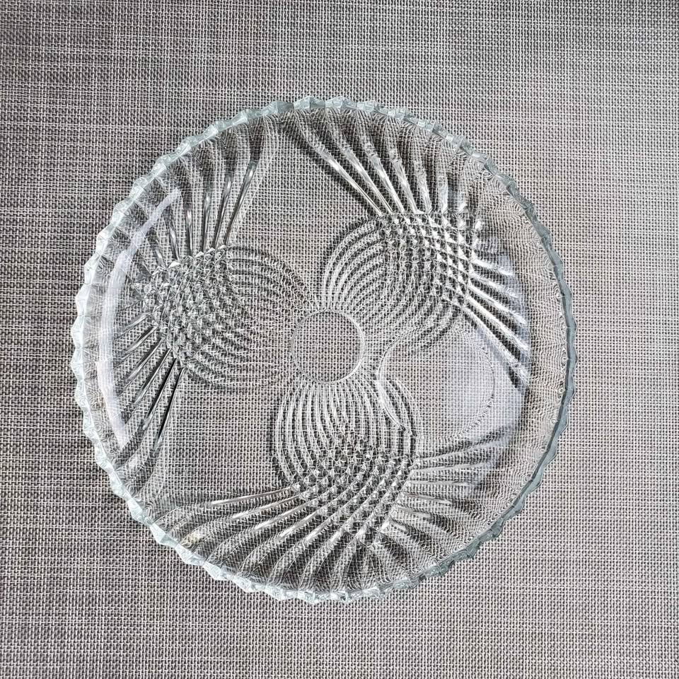 Crystal Serving Tray + Divided Glass Dish - photo 5