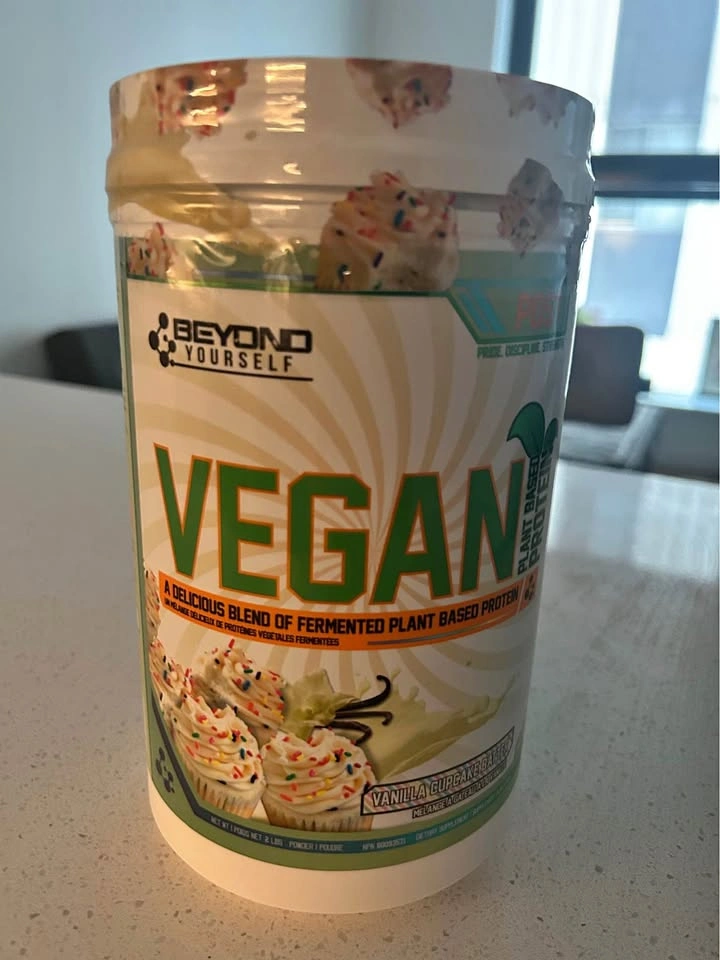 Beyond Yourself Vegan Protein - Vanilla Cupcake (2 lbs)