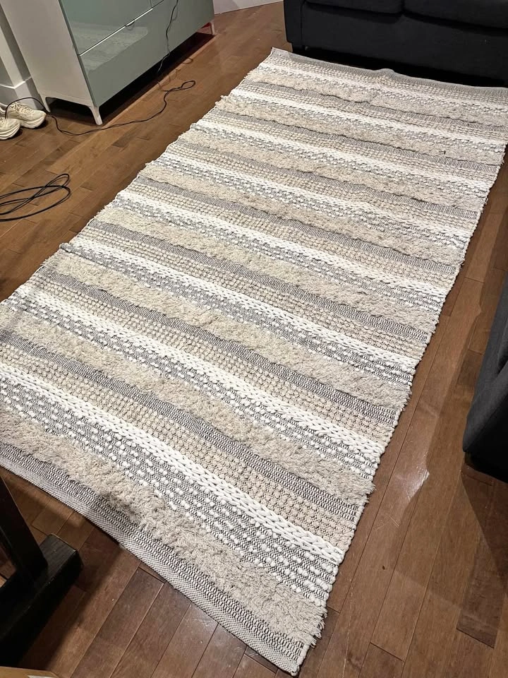 Textured Bohemian Area Rug